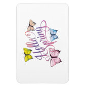 Butterfly Hello Spring Magnet (Vertikal)
