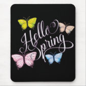 Butterfly Hello Spring Mousepad (Vorne)