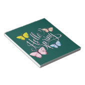 Butterfly Hello Spring Notizblock (angewinkelt)
