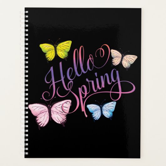 Butterfly Hello Spring Planer (Vorderseite)