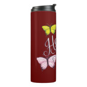 Butterfly Hello Spring Thermosbecher (Nach links gedreht)