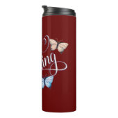 Butterfly Hello Spring Thermosbecher (Nach rechts gedreht)