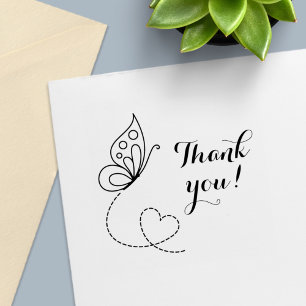 Butterfly Herzlichen Dank Permastempel