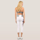 Butterfly High-Waist Capri Leggings (Rückseite)