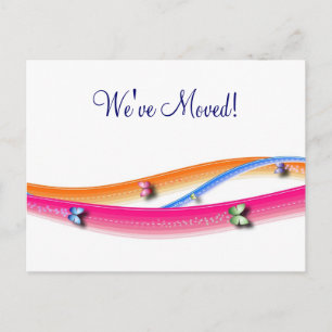 Butterfly Highway Ändern der Adressenpostkarten Ankündigungspostkarte