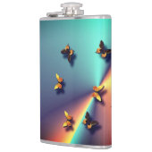 Butterfly Hintergrundbanner Flachmann (Links)