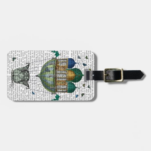 Butterfly House Gepäckanhänger (Vorderseite horizontal)