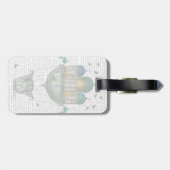 Butterfly House Gepäckanhänger (Rückseite horizontal)