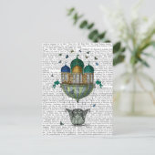 Butterfly House Postkarte (Stehend Vorderseite)