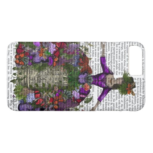 Butterfly House Queen Case-Mate iPhone Hülle (Rückseite (Horizontal))