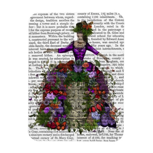 Butterfly House Queen Magnet (Vertikal)