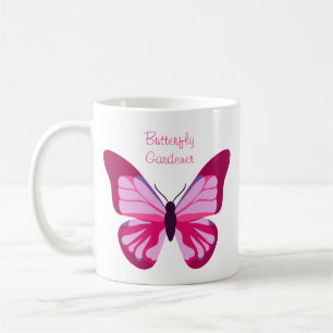 Butterfly Hübsch Pink Lila Kaffeetasse