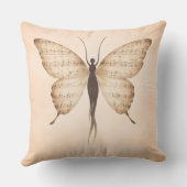 Butterfly Human Form Kissen (Rückseite)