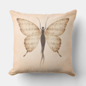 Butterfly Human Form Kissen (Vorderseite)