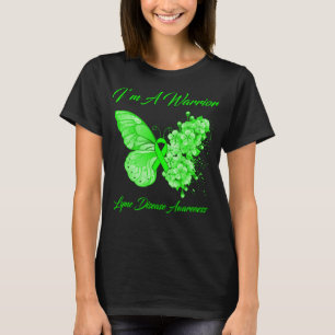 Butterfly I bin ein Krieger Lyme-Krankheit Bewusst T-Shirt