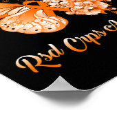 Butterfly Ich bin ein Krieger Rsd Crps Bewusstsein Poster (Ecke)
