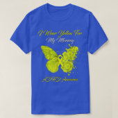 Butterfly Ich trage Gelb für meine Mama ADHD Aware T-Shirt (Design vorne)