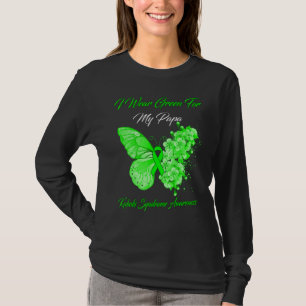 Butterfly Ich trage Grün für mein Papa Kabuki-Synd T-Shirt