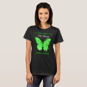 Butterfly Ich trage Grün für meine Mama-Skoliose-A T-Shirt (Vorne ganz)