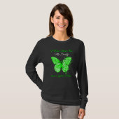 Butterfly Ich trage Grün für meinen Daddy Fanconi' T-Shirt (Vorne ganz)