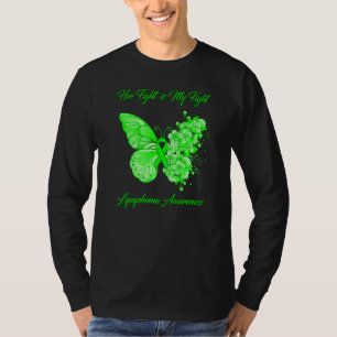Butterfly Ihr Kampf ist mein Kampf gegen das Lymph T-Shirt