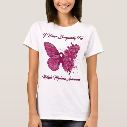 Butterfly Ihr Kampf ist mein Kampf gegen das Multi T-Shirt (Vorderseite)