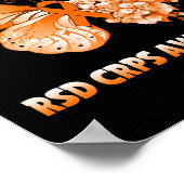 Butterfly ihr Kampf ist mein Kampf Rsd Crps Bewuss Poster (Ecke)