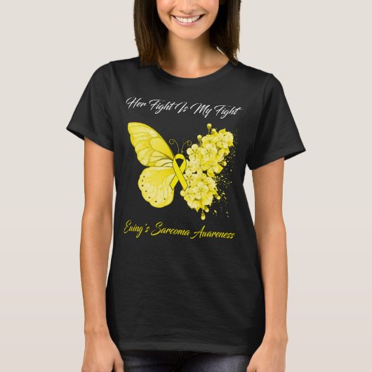 Butterfly ihr Kampf ist mein Kampf um Sarcoma Aw T-Shirt (Vorderseite)