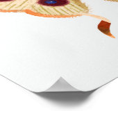 Butterfly-Illustration Poster (Ecke)