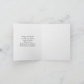 Butterfly in Lilie für danke Beileid Karte (Innenseite)