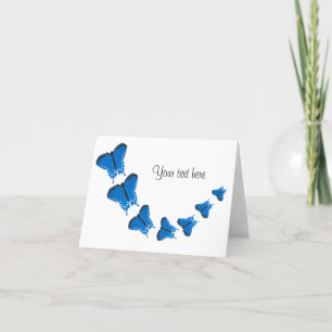 Butterfly-individuell anpassbare Note Card