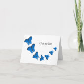 Butterfly-individuell anpassbare Note Card (Vorderseite)