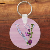 Butterfly Initial V Schlüsselanhänger (Vorderseite)