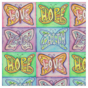Butterfly Inspiration Word Kunststoffe Stoff