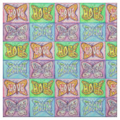 Butterfly Inspiration Word Kunststoffe Stoff (Muster)