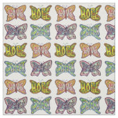 Butterfly Inspiration Word Kunststoffe Stoff (Muster)