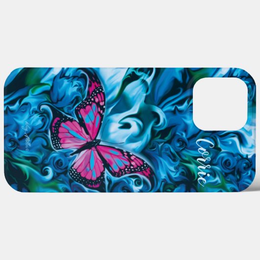 Butterfly iPhone Case (Rückseite (Horizontal))