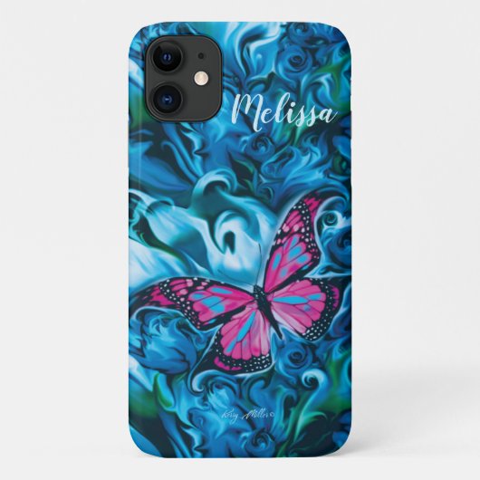 Butterfly iPhone Case (Rückseite)
