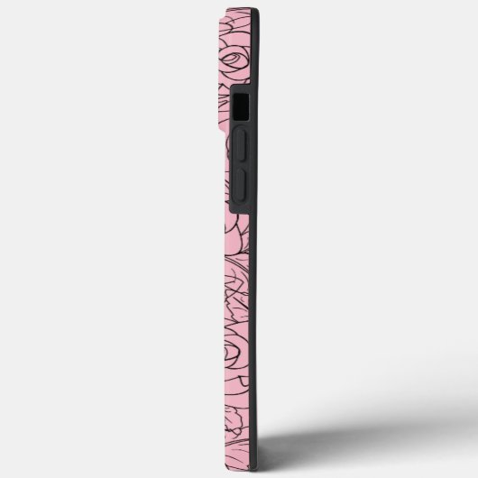 Butterfly iPhone Case mit Rose (Rückseite / Links)