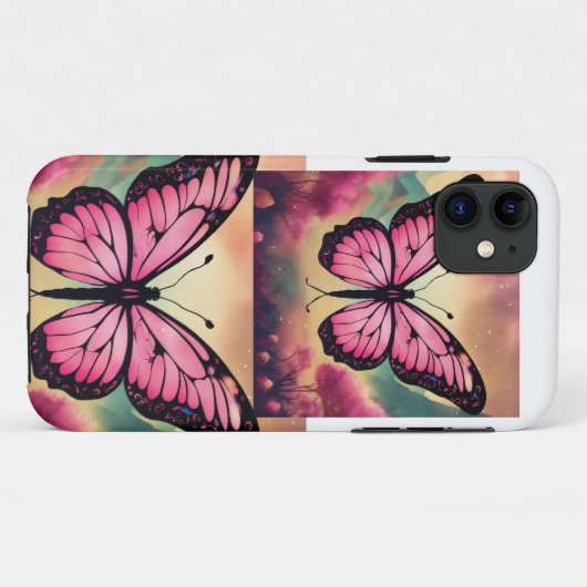 Butterfly iPhone Cover (Rückseite (Horizontal))