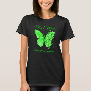 Butterfly Iu2019m Ein Überlebender Lyme Krankheits T-Shirt