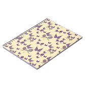 Butterfly Join Cream Spiral-Bound Notebook Notizblock (Linke Seite)