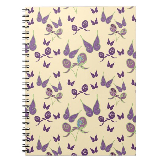 Butterfly Join Cream Spiral-Bound Notebook Notizblock (Vorderseite)