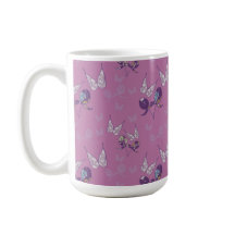 Butterfly Joy Classic Tasse (Lila)
