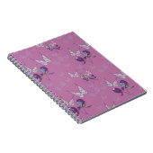 Butterfly Joy Spiral-Bound Notebook (Lila) Notizblock (Rechte Seite)