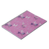 Butterfly Joy Spiral-Bound Notebook (Lila) Notizblock (Linke Seite)