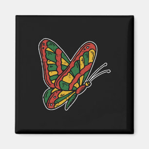 Butterfly Juneteenth Blm Black History African Ame Magnet