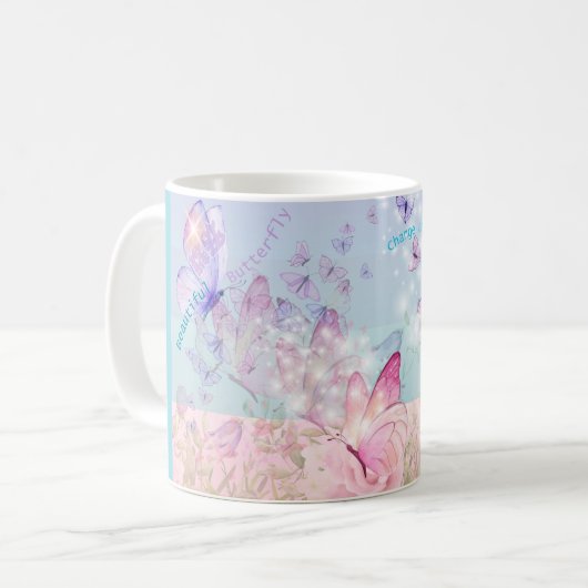  Butterfly  Kaffeetasse (Vorderseite Links)