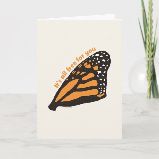 Butterfly Karte (Vorderseite)