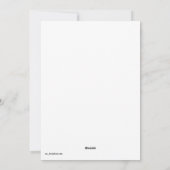 Butterfly-Karte Feiertagskarte (Rückseite)